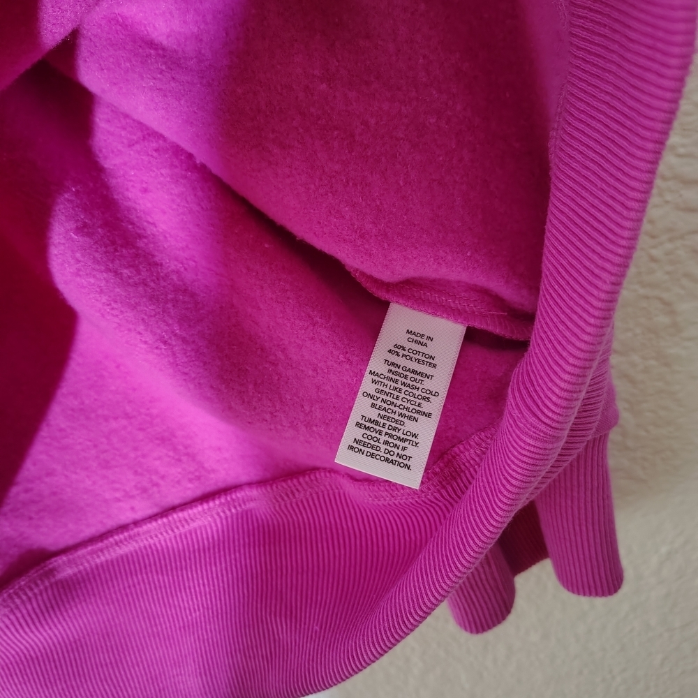 Haribo Gummy Bear Pink Hoodie Girls XL (16) Fleece Lined Pullover Cute Ears NWT - Picture 9 of 13